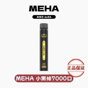 MEHA XBAR 小黑條 7000口 拋棄式電子菸：圖片 1