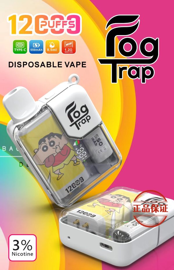 Fog Trap 霧陷阱 12000 口 拋棄式電子煙 LABUBU & 蠟筆小新聯名限定