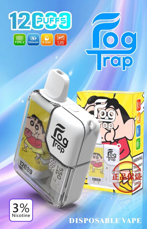 Fog Trap 霧陷阱 12000 口 拋棄式電子煙 LABUBU & 蠟筆小新聯名限定