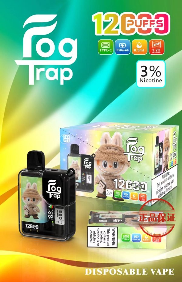 Fog Trap 霧陷阱 12000 口 拋棄式電子煙 LABUBU & 蠟筆小新聯名限定